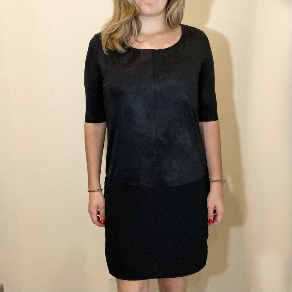 Mossimo Black Shift Dress w/ Texture